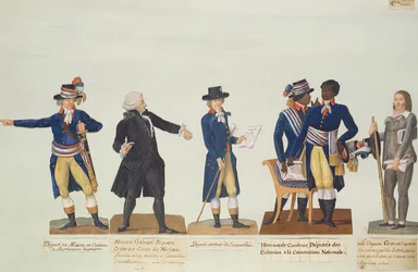 Deputies of the National Convention, Mirabeau and Deputy Granet. c. 1794-5